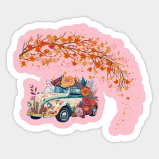 Autumn leaves are a great design Sticker